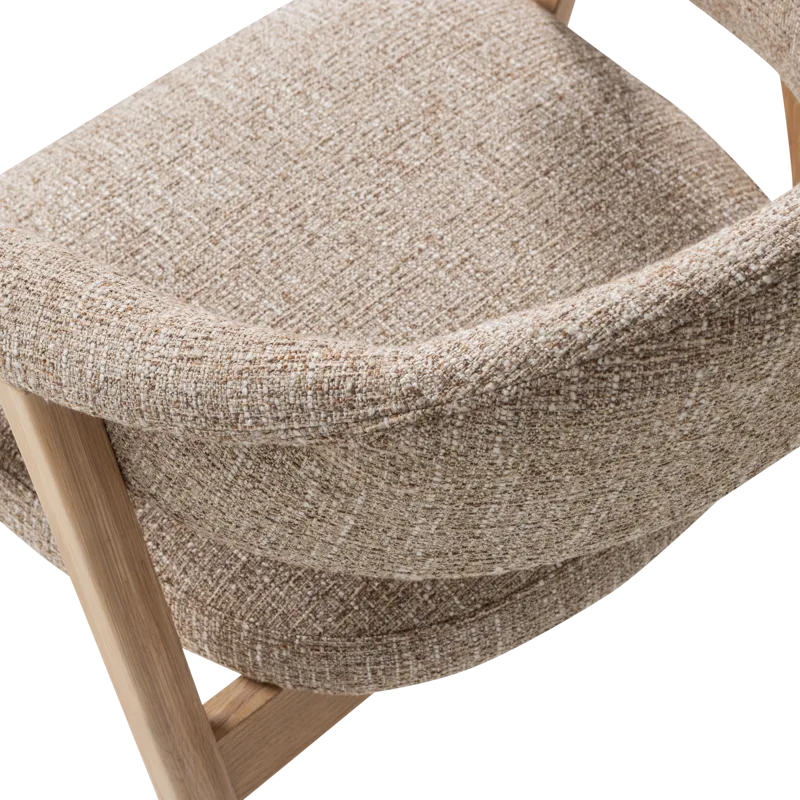 Spisestol med armlener Tunar - Natur melange - Møbler - Stoler & lenestoler - Spisestuestoler & kjøkkenstoler