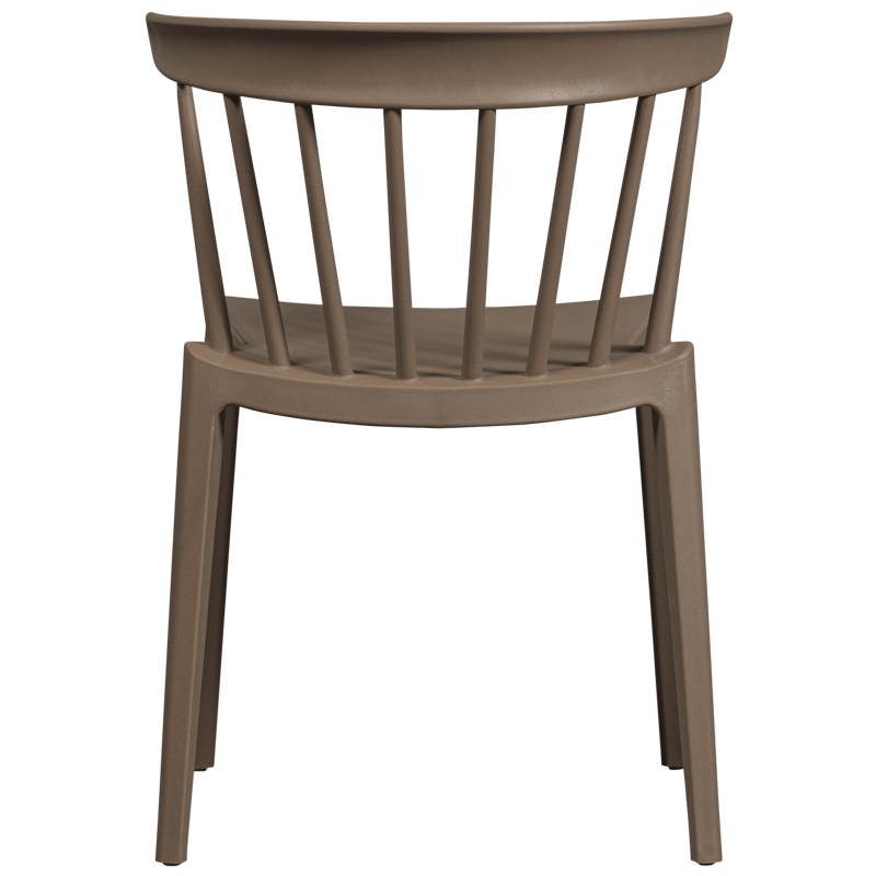 Spisestol med spiler Bliss utendørs - Brun melange - Møbler - Stoler & lenestoler - Spisestuestoler & kjøkkenstoler