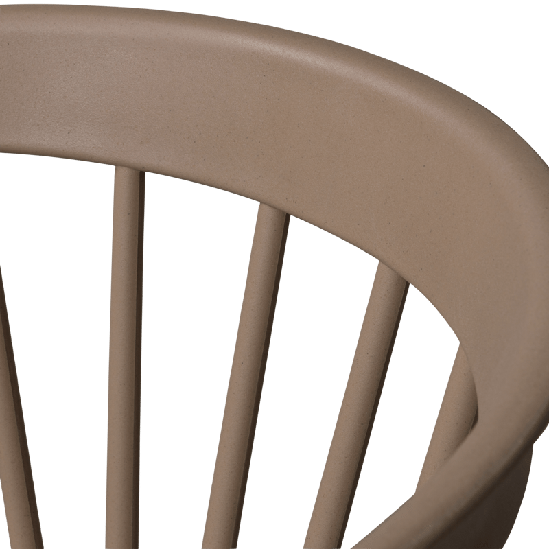 Spisestol med spiler Bliss utendørs - Brun melange - Møbler - Stoler & lenestoler - Spisestuestoler & kjøkkenstoler