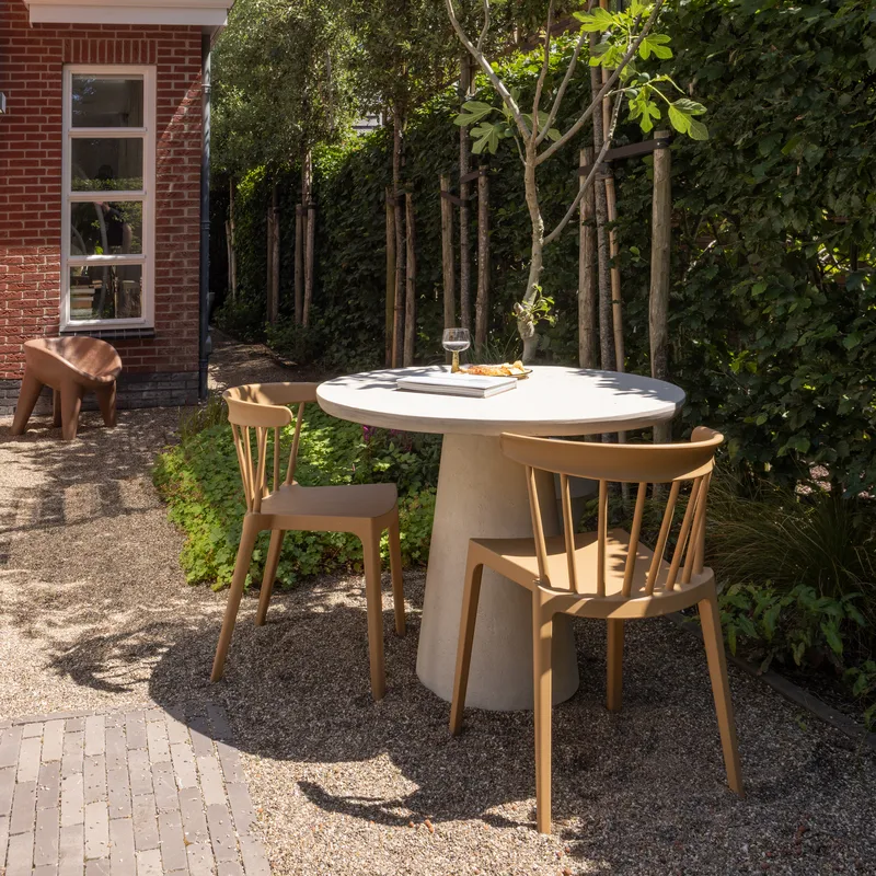 Spisestol med spiler Bliss utendørs - Karamell melange - Møbler - Stoler & lenestoler - Spisestuestoler & kjøkkenstoler