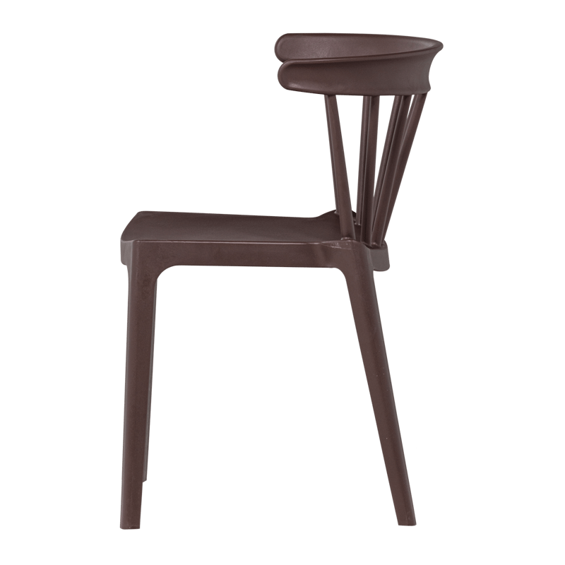 Spisestol med spiler Bliss utendørs - Lilla/Brun - Møbler - Stoler & lenestoler - Spisestuestoler & kjøkkenstoler