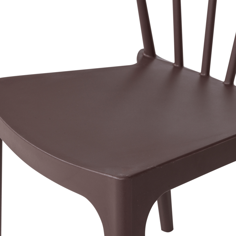 Spisestol med spiler Bliss utendørs - Lilla/Brun - Møbler - Stoler & lenestoler - Spisestuestoler & kjøkkenstoler