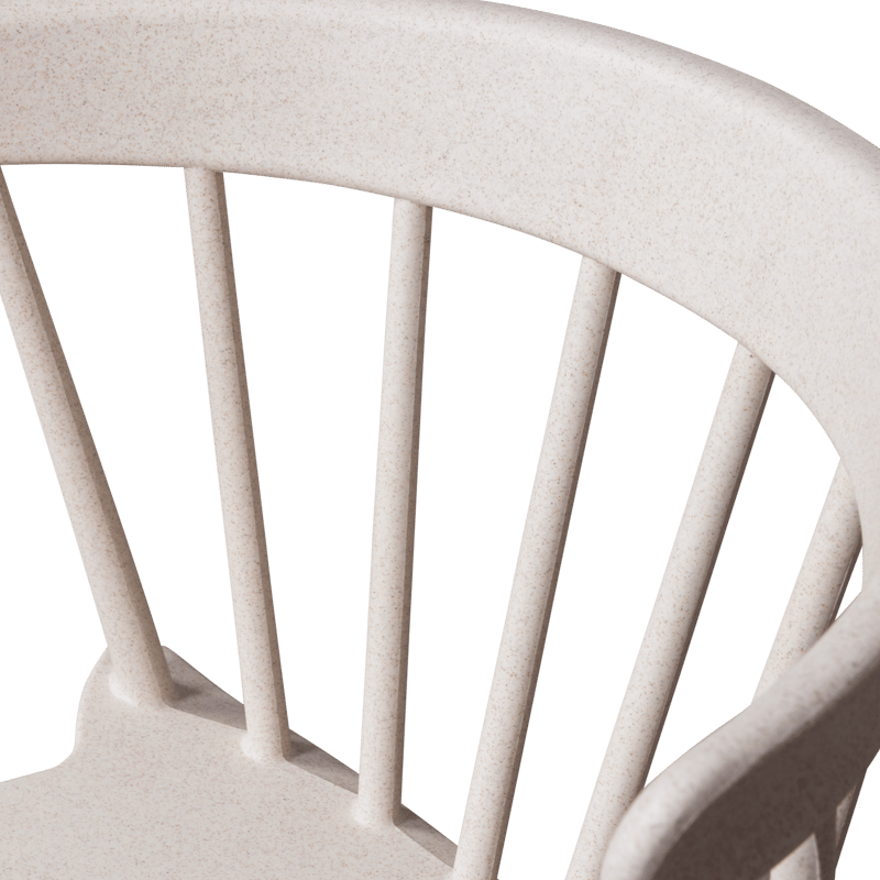 Spisestol med spiler Bliss utendørs - Offwhite melange - Møbler - Stoler & lenestoler - Spisestuestoler & kjøkkenstoler