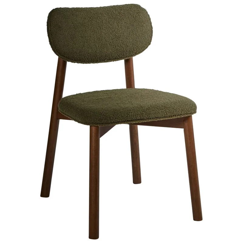 Spisestol Mills 2-pakning - Brun, Grønn - Møbler - Stoler & lenestoler - Spisestuestoler & kjøkkenstoler