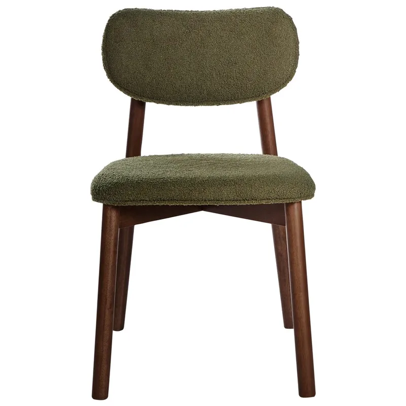 Spisestol Mills 2-pakning - Brun, Grønn - Møbler - Stoler & lenestoler - Spisestuestoler & kjøkkenstoler