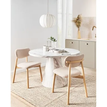 Spisestol Mills 2-pakning - Brun, Beige - Møbler - Stoler & lenestoler - Spisestuestoler & kjøkkenstoler