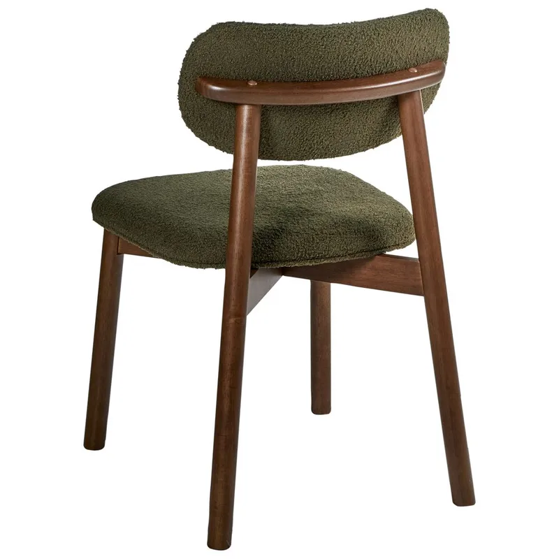 Spisestol Mills 2-pakning - Brun, Grønn - Møbler - Stoler & lenestoler - Spisestuestoler & kjøkkenstoler