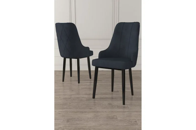 Spisestol Mobarkar Antrasitt / Svart - Antrasitt / Svart - Møbler - Stoler & lenestoler - Spisestuestoler & kjøkkenstoler