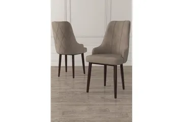 Spisestol Mobarkar Cappuccino / Brun - Cappuccino / Brun - Møbler - Stoler & lenestoler - Spisestuestoler & kjøkkenstoler