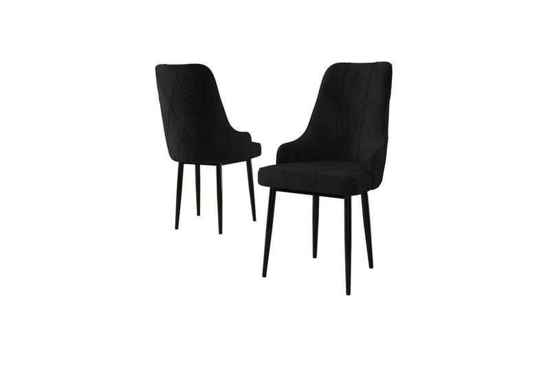 Spisestol Mobarkar Svart - Svart - Møbler - Stoler & lenestoler - Spisestuestoler & kjøkkenstoler