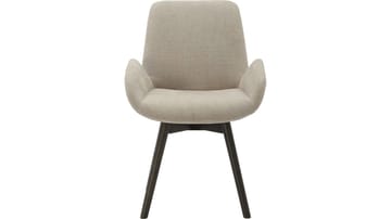 Spisestol NFG Camden med sving 2-pakning beige/brun ek - beige/brun eik - Møbler - Stoler & lenestoler - Spisestuestoler & kjøkkenstoler