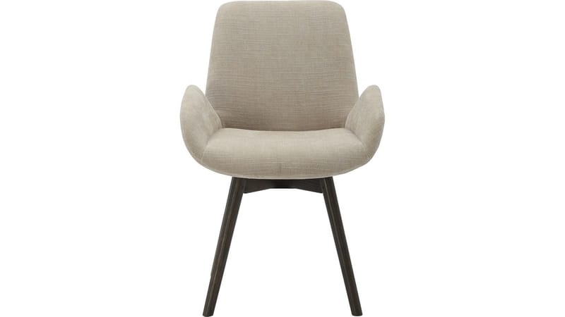 Spisestol NFG Camden med sving 2-pakning beige/brun ek - beige/brun eik - Møbler - Stoler & lenestoler - Spisestuestoler & kjøkkenstoler