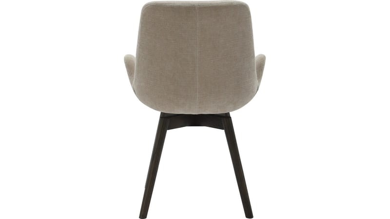 Spisestol NFG Camden med sving 2-pakning beige/brun ek - beige/brun eik - Møbler - Stoler & lenestoler - Spisestuestoler & kjøkkenstoler