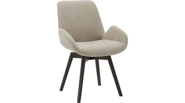 Spisestol NFG Camden med sving 2-pakning beige/brun ek - beige/brun eik - Møbler - Stoler & lenestoler - Spisestuestoler & kjøkkenstoler