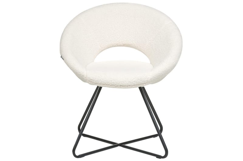 Spisestol Rachel - Hvit, Svart - Møbler - Stoler & lenestoler - Lenestoler