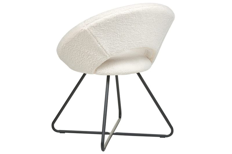 Spisestol Rachel - Hvit, Svart - Møbler - Stoler & lenestoler - Lenestoler