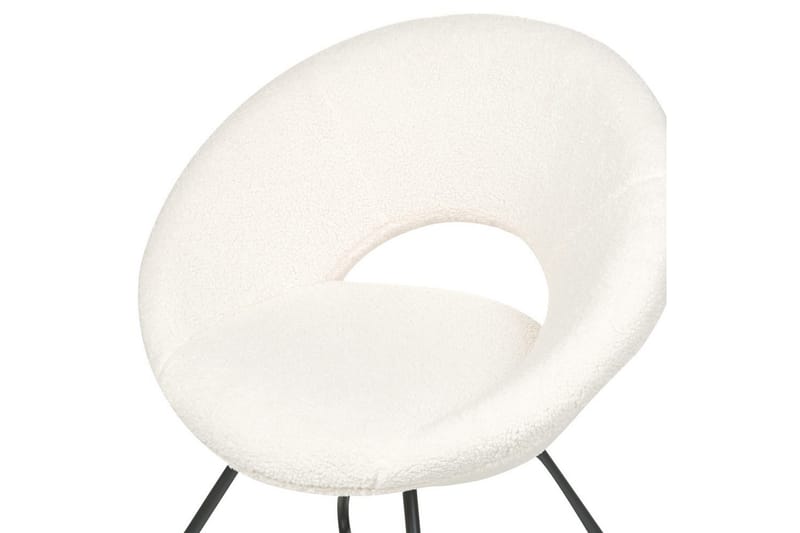 Spisestol Rachel - Hvit, Svart - Møbler - Stoler & lenestoler - Lenestoler