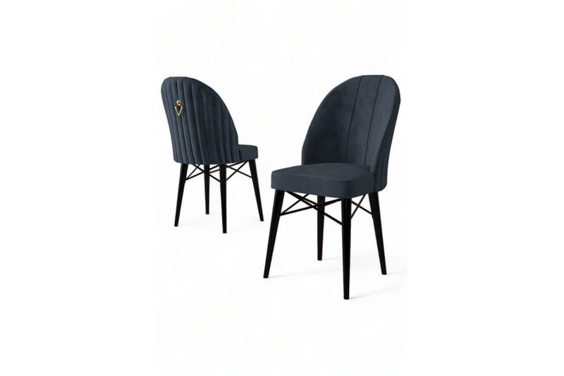 Spisestol Ritim Antrasitt / Svart - Antrasitt / Svart - Møbler - Stoler & lenestoler - Spisestuestoler & kjøkkenstoler