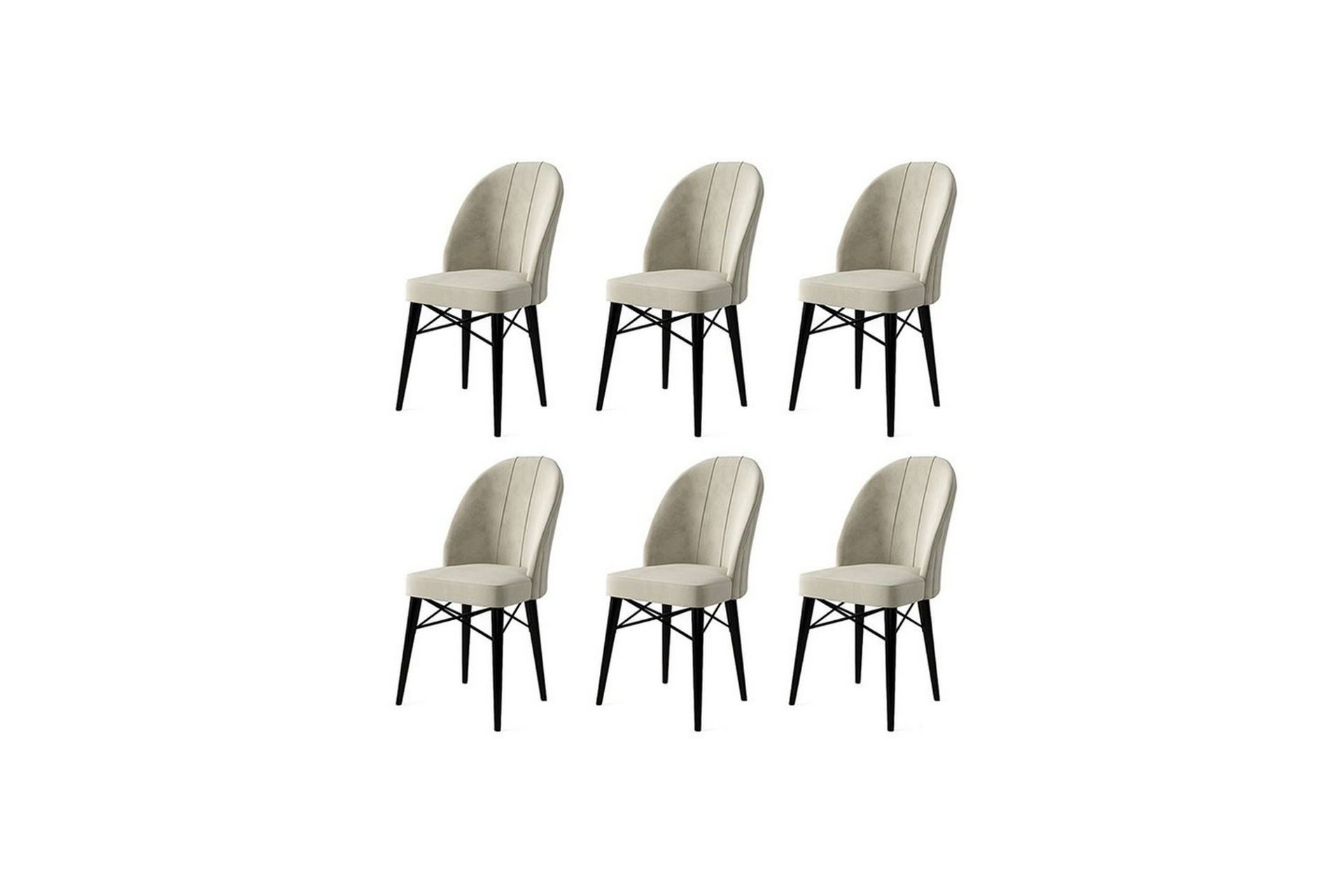 Spisestol Ritim Krem / Svart - Krem / Svart