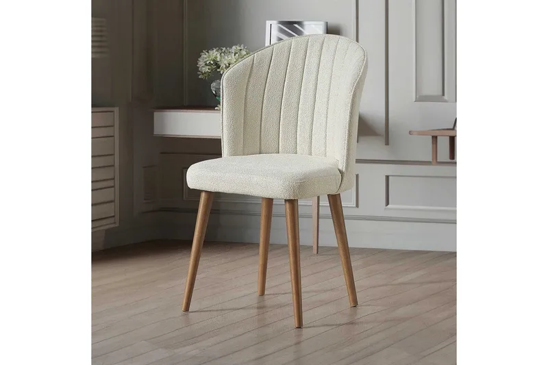 Spisestol Rubi Krem / Valnøtt, Multifarget