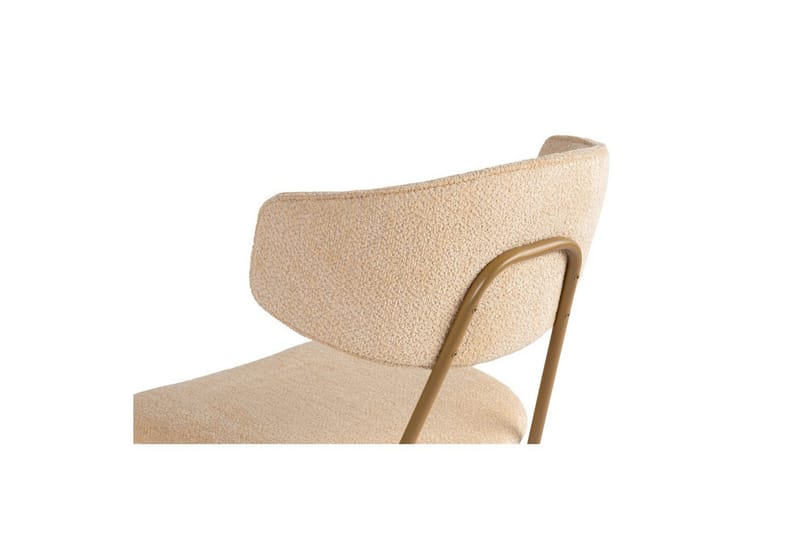 Spisestol Sanroman Beige / Gull - Beige / Gull - Møbler - Stoler & lenestoler - Spisestuestoler & kjøkkenstoler