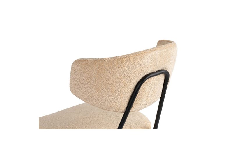 Spisestol Sanroman Beige / Svart - Beige / Svart - Møbler - Stoler & lenestoler - Spisestuestoler & kjøkkenstoler