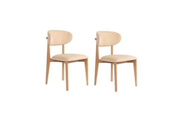 Spisestol Sanroman Classic Beige / Lys eik