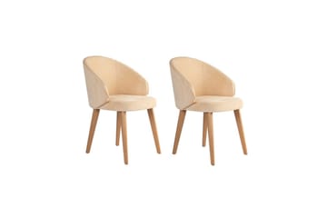 Spisestol Sanroman Classic Beige / Lys eik