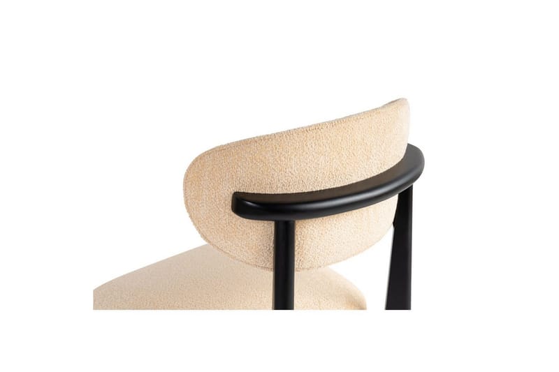 Spisestol Sanroman Classic Beige / Svart - Beige / Svart - Møbler - Stoler & lenestoler - Spisestuestoler & kjøkkenstoler