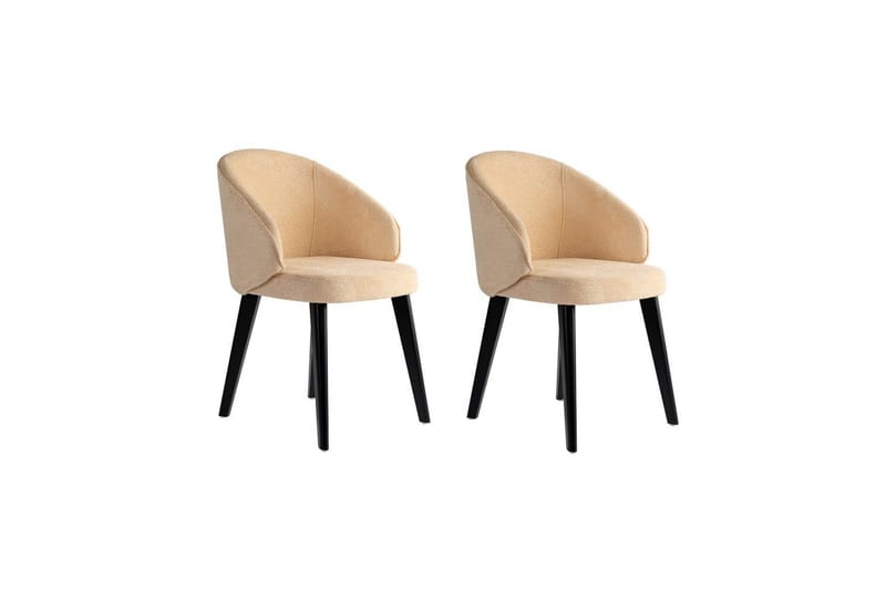 Spisestol Sanroman Classic Beige / Svart - Beige / Svart - Møbler - Stoler & lenestoler - Spisestuestoler & kjøkkenstoler
