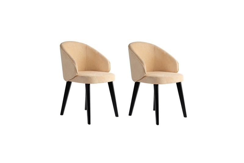 Spisestol Sanroman Classic Beige / Svart - Beige / Svart - Møbler - Stoler & lenestoler - Spisestuestoler & kjøkkenstoler
