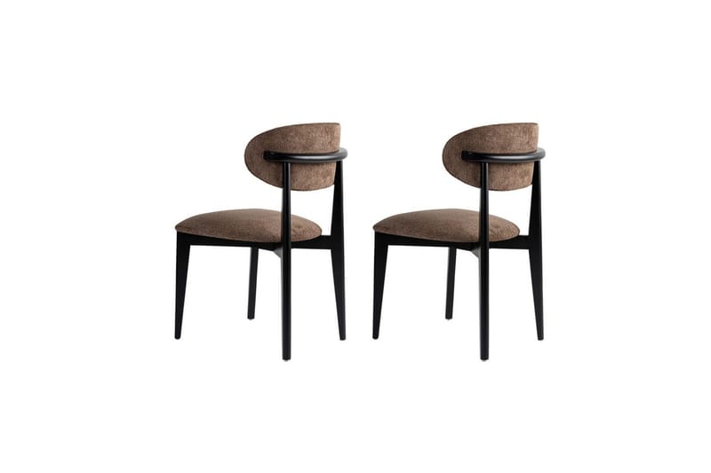 Spisestol Sanroman Classic Brun / Svart - Brun / Svart - Møbler - Stoler & lenestoler - Spisestuestoler & kjøkkenstoler