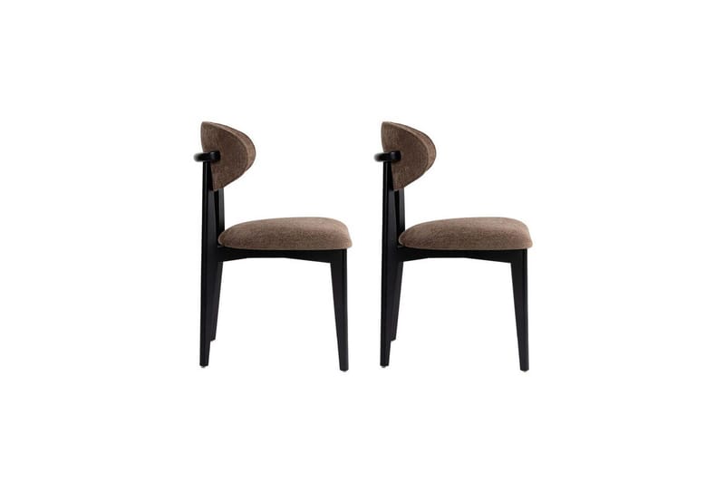 Spisestol Sanroman Classic Brun / Svart - Brun / Svart - Møbler - Stoler & lenestoler - Spisestuestoler & kjøkkenstoler