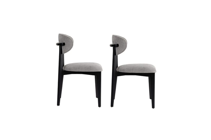 Spisestol Sanroman Classic Grå / Svart - Grå / Svart - Møbler - Stoler & lenestoler - Spisestuestoler & kjøkkenstoler