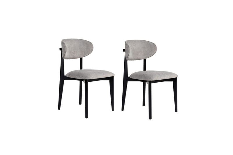 Spisestol Sanroman Classic Grå / Svart - Grå / Svart - Møbler - Stoler & lenestoler - Spisestuestoler & kjøkkenstoler