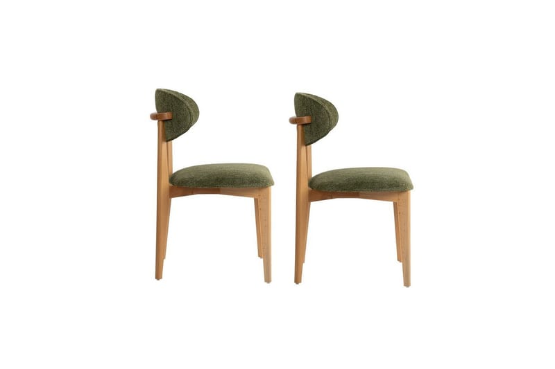 Spisestol Sanroman Classic Grønn / Lys eik - Grønn / Lys eik - Møbler - Stoler & lenestoler - Spisestuestoler & kjøkkenstoler