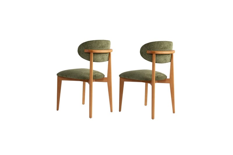 Spisestol Sanroman Classic Grønn / Mørk eik - Grønn / Mørk eik - Møbler - Stoler & lenestoler - Spisestuestoler & kjøkkenstoler