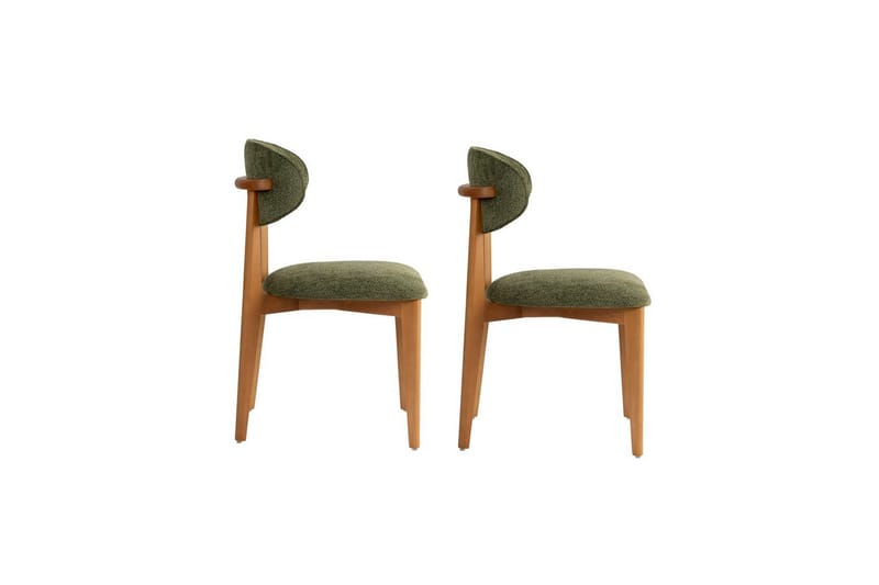 Spisestol Sanroman Classic Grønn / Mørk eik - Grønn / Mørk eik - Møbler - Stoler & lenestoler - Spisestuestoler & kjøkkenstoler