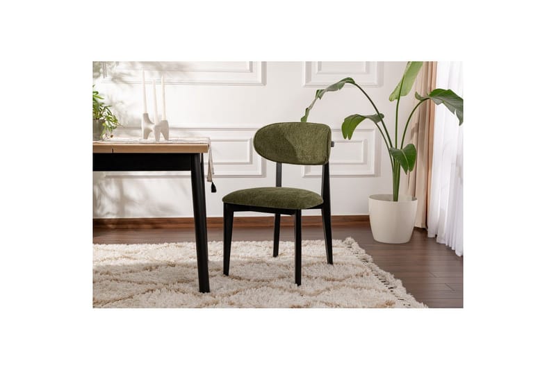 Spisestol Sanroman Classic Grønn / Svart - Grønn / Svart - Møbler - Stoler & lenestoler - Spisestuestoler & kjøkkenstoler
