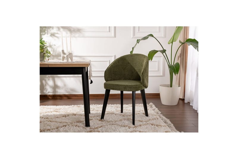 Spisestol Sanroman Classic Grønn / Svart - Grønn / Svart - Møbler - Stoler & lenestoler - Spisestuestoler & kjøkkenstoler