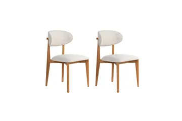 Spisestol Sanroman Classic Hvit / Mørk Eik