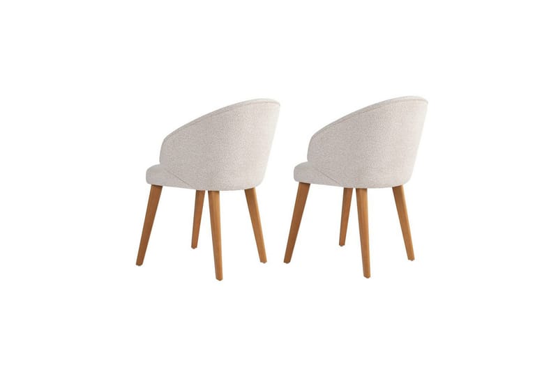 Spisestol Sanroman Classic Hvit / Mørk Eik - Hvit / Mørk Eik - Møbler - Stoler & lenestoler - Spisestuestoler & kjøkkenstoler