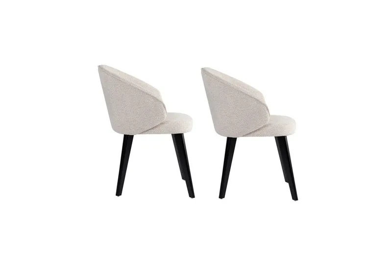 Spisestol Sanroman Classic Hvit / Svart - Hvit / Svart - Møbler - Stoler & lenestoler - Spisestuestoler & kjøkkenstoler