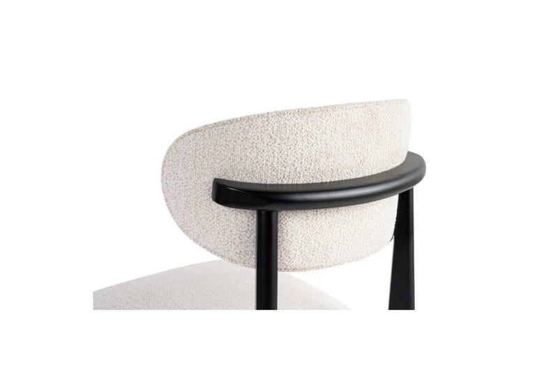 Spisestol Sanroman Classic Hvit / Svart - Hvit / Svart - Møbler - Stoler & lenestoler - Spisestuestoler & kjøkkenstoler