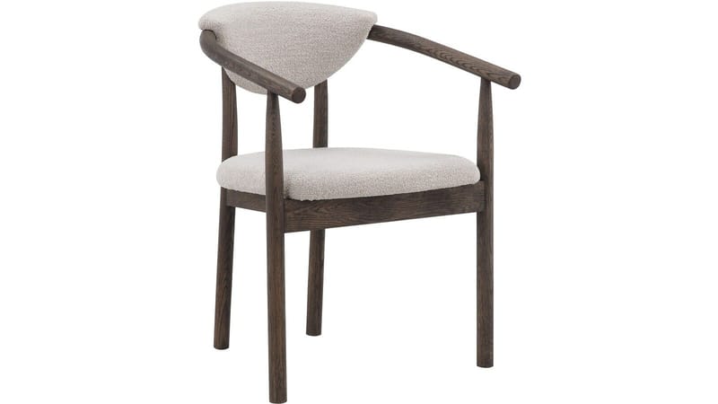 Spisestol Selvik i Beige Bouclé, beige