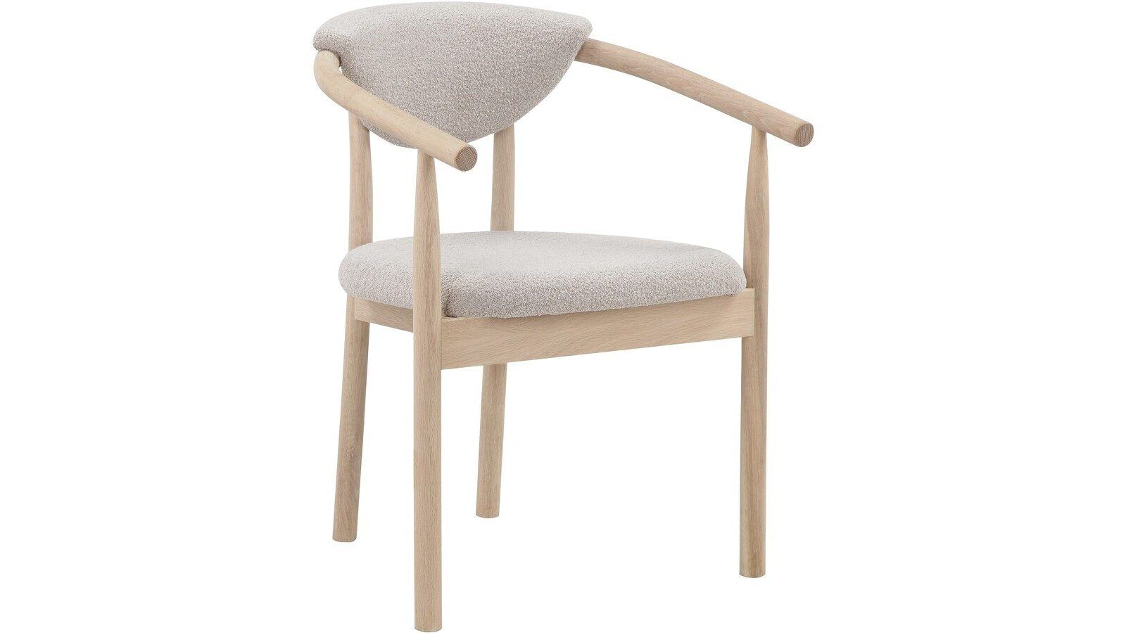 Spisestol Selvik i Bouclé - beige