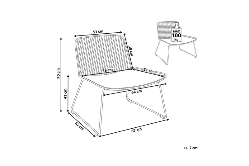 Spisestol Snorum - Gull, svart - Møbler - Stoler & lenestoler - Spisestuestoler & kjøkkenstoler