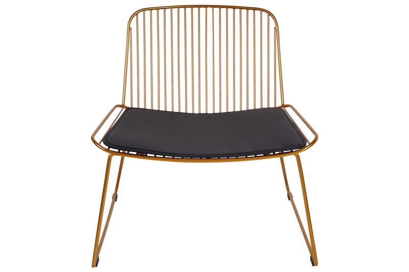 Spisestol Snorum - Gull, svart - Møbler - Stoler & lenestoler - Spisestuestoler & kjøkkenstoler