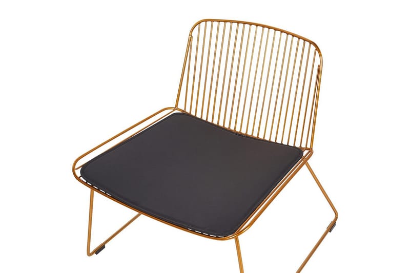 Spisestol Snorum - Gull, svart - Møbler - Stoler & lenestoler - Spisestuestoler & kjøkkenstoler