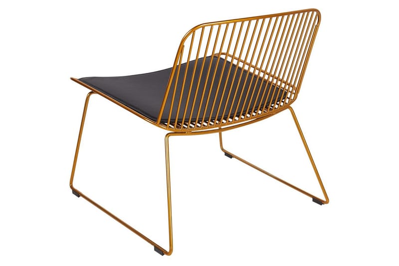 Spisestol Snorum - Gull, svart - Møbler - Stoler & lenestoler - Spisestuestoler & kjøkkenstoler